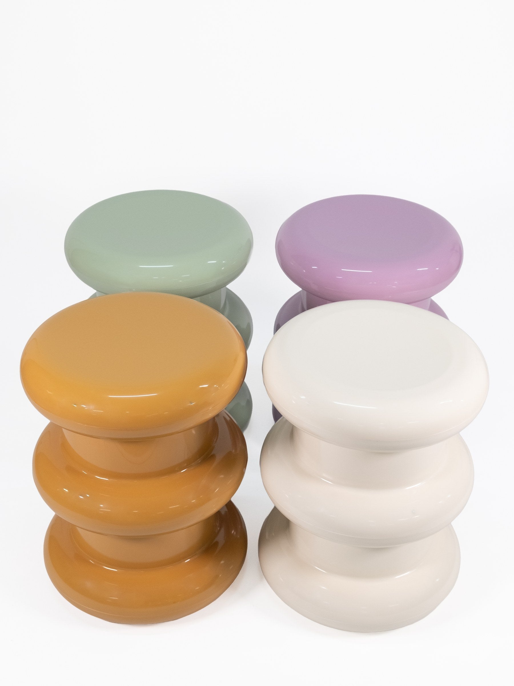 Side tables and stools by Aryaco Living Dubai