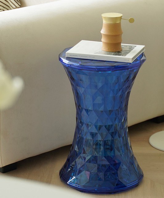 Angle Side Table - Blue