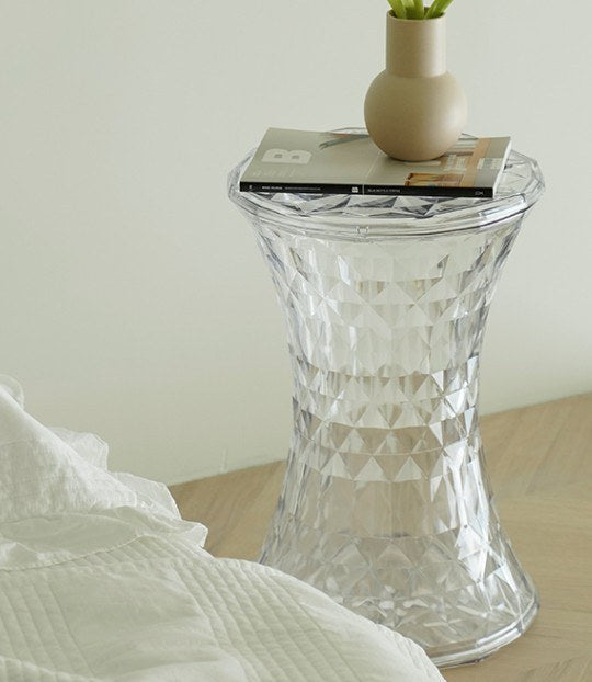Angle Side Table - Transparent