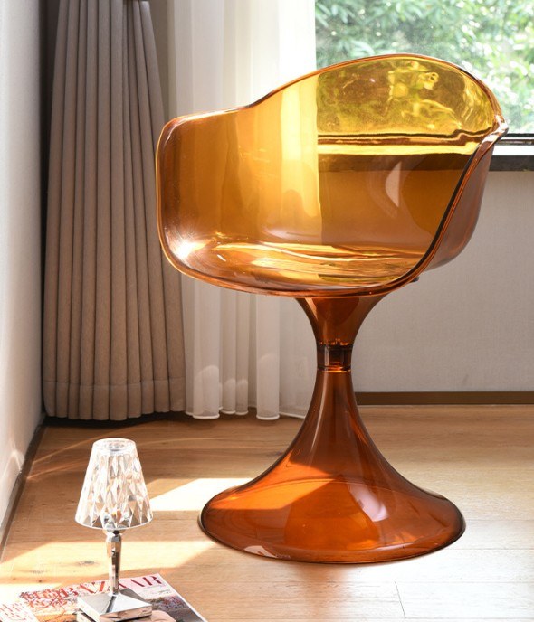 Aster Dining Chair - Trans Brown