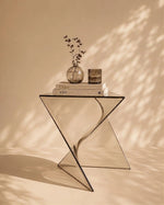 Flat Side Table - Amber