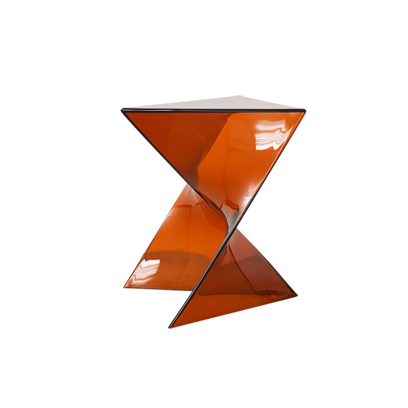 Flat Side Table - Brown