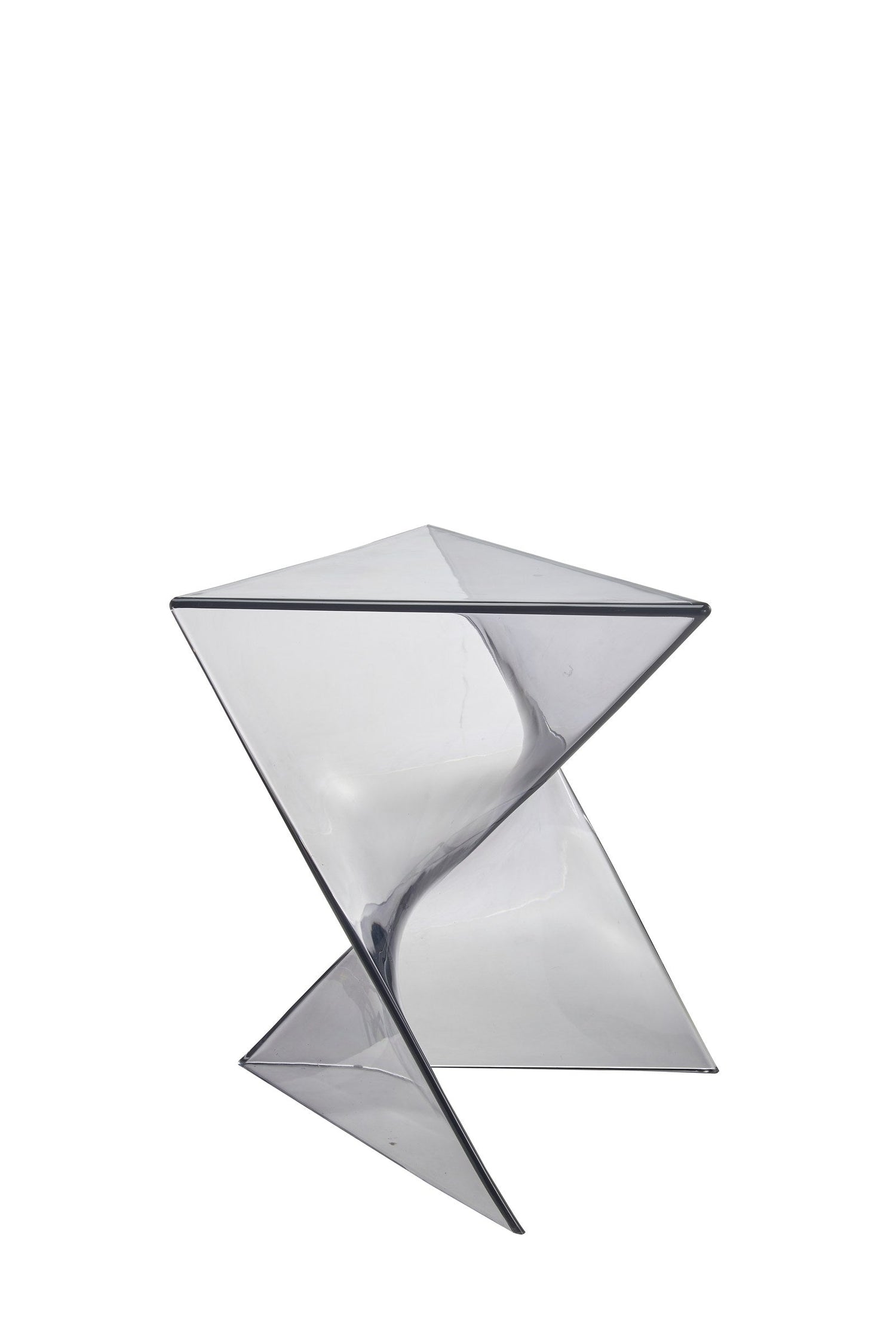 Flat Side Table - Transparent