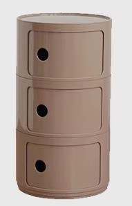 Flow Air Bedside Table - Burgundy