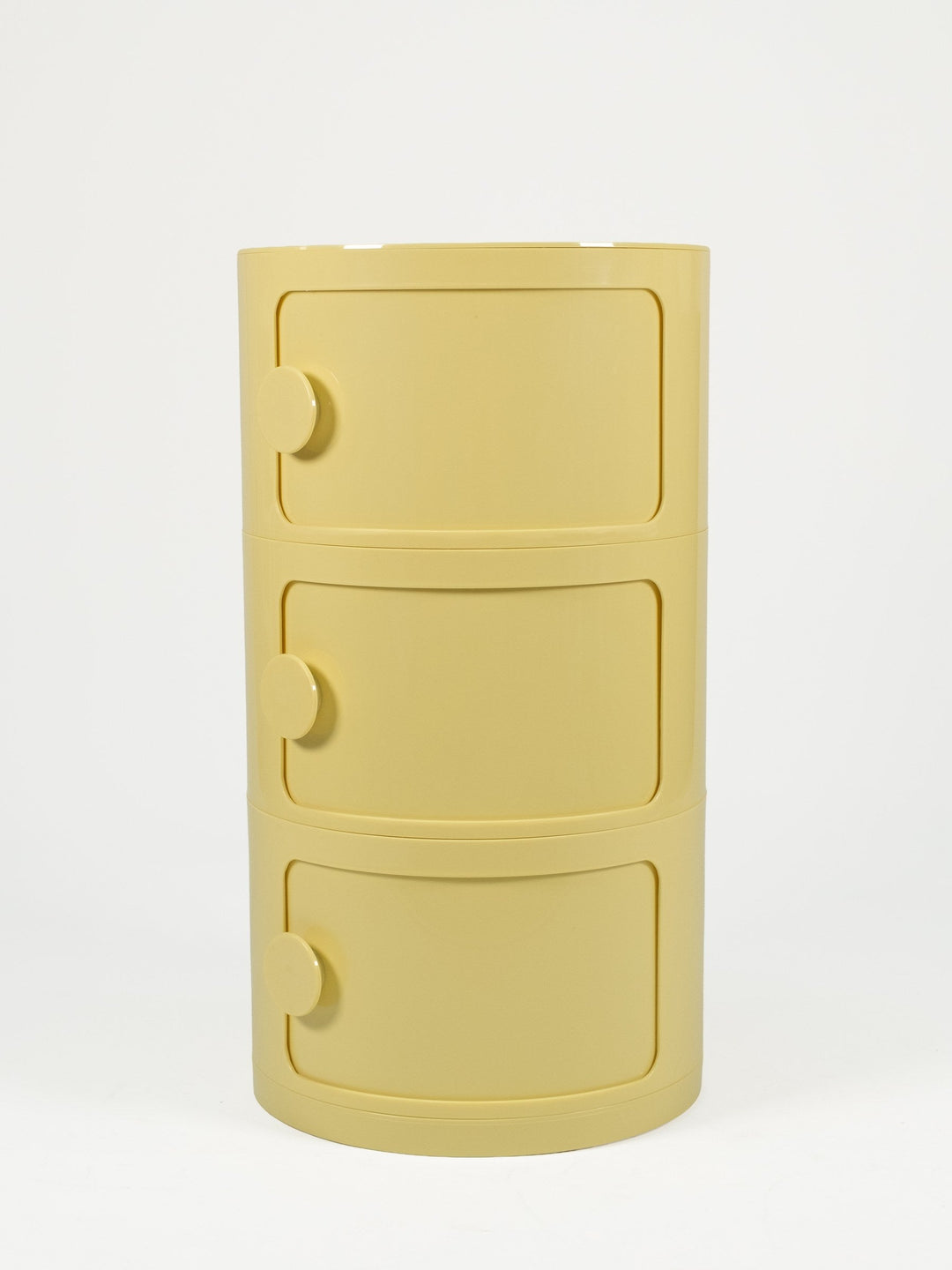 Flow Bedside Table - Light Yellow