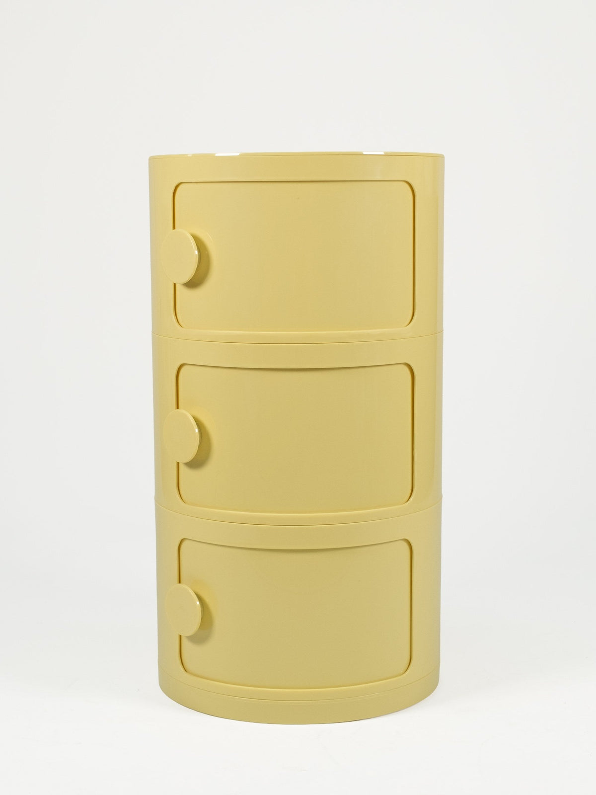 Flow Bedside Table - Light Yellow