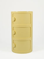 Flow Bedside Table - Light Yellow
