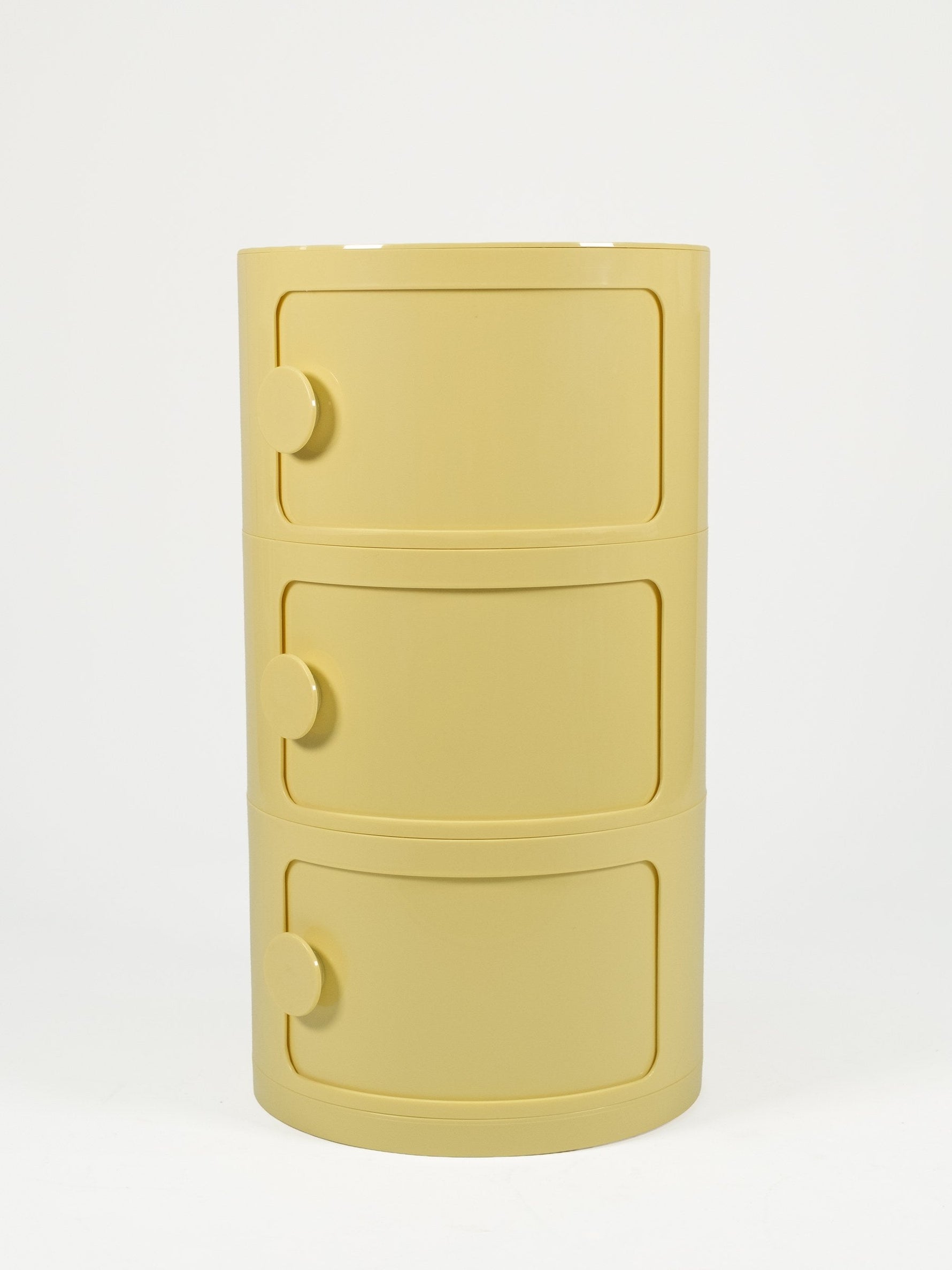 Flow Bedside Table - Light Yellow
