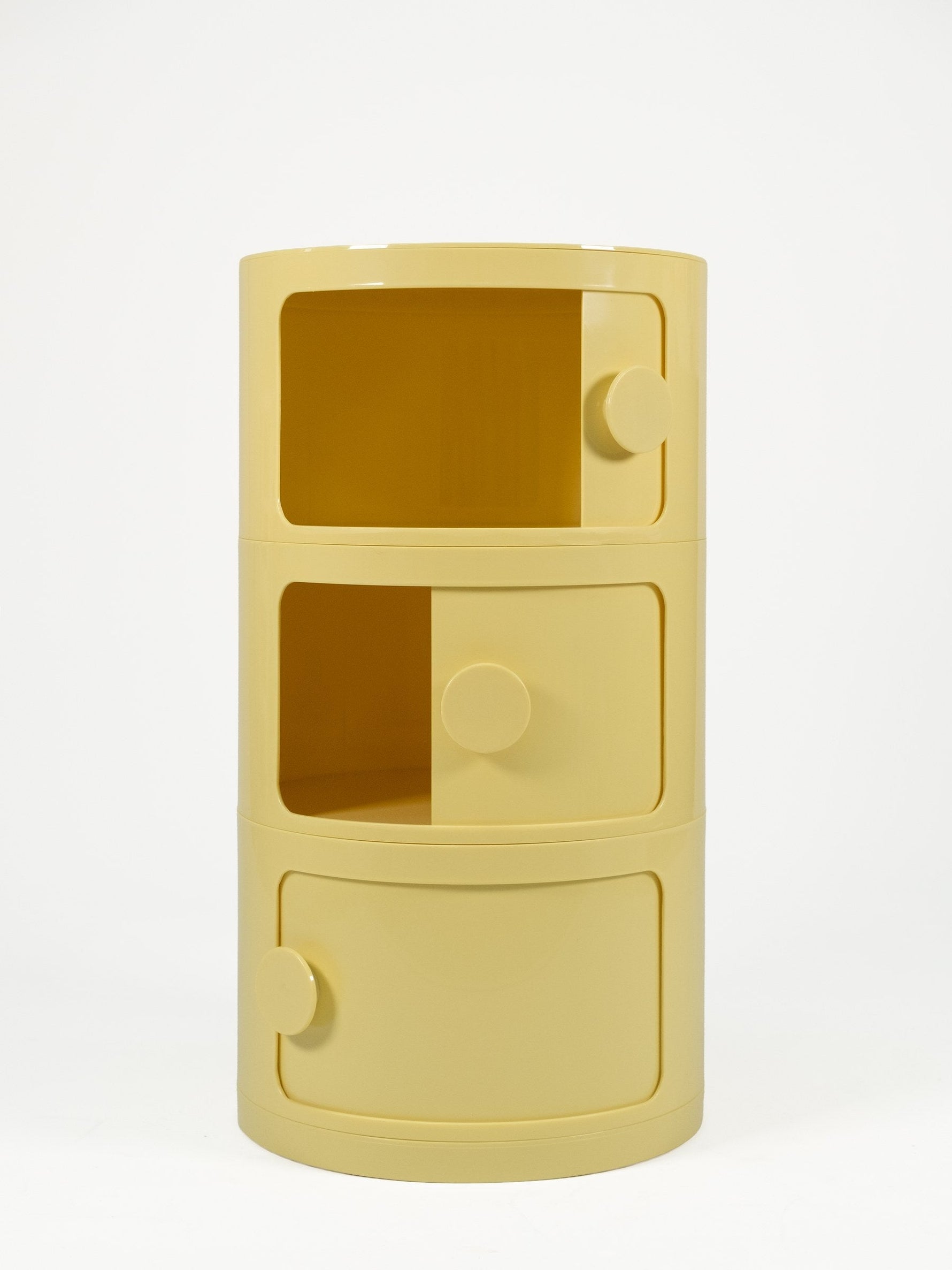 Flow Bedside Table - Light Yellow