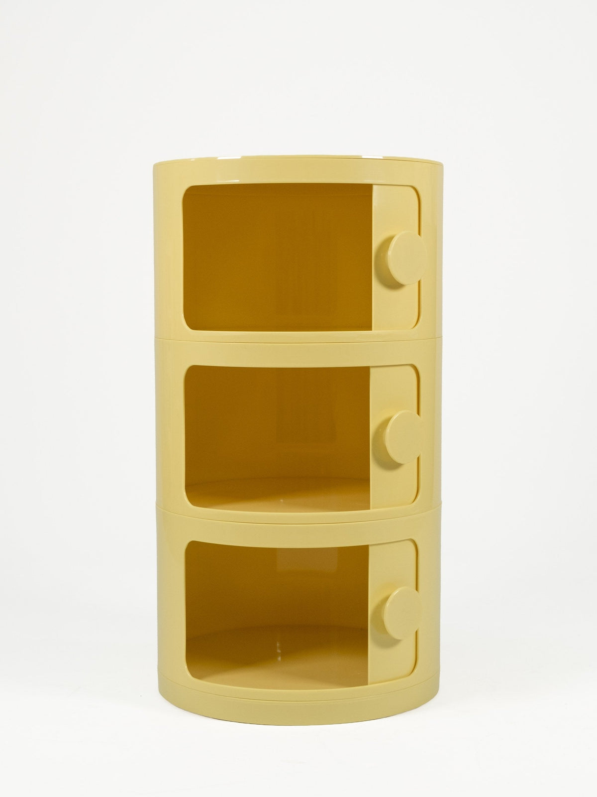 Flow Bedside Table - Light Yellow