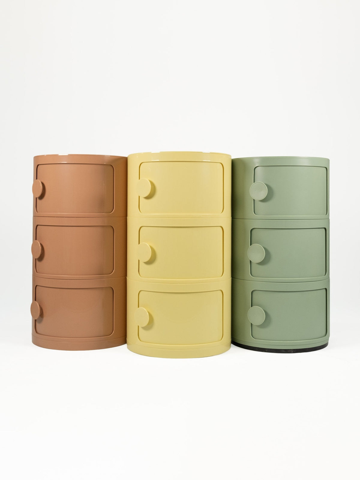 Flow Bedside Table - Light Yellow