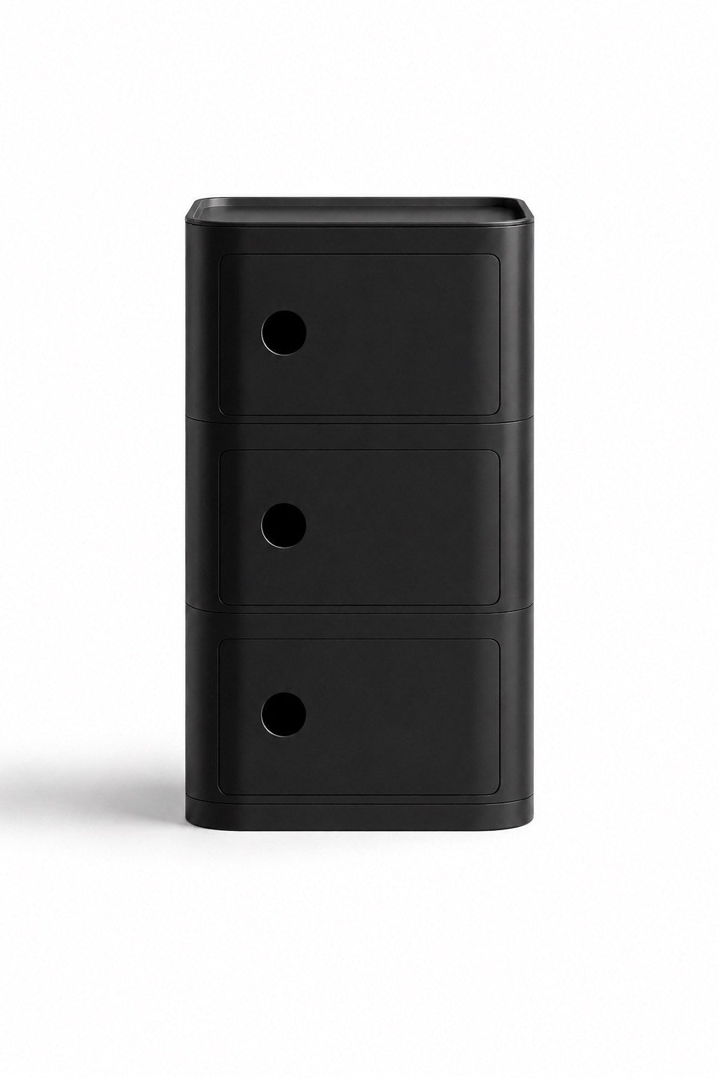 Flow Plus Bedside Table - Black