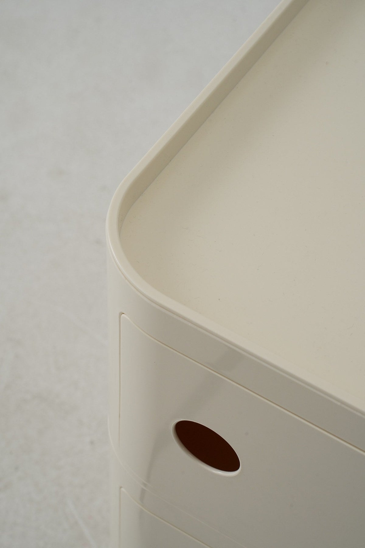Flow Plus Bedside Table - White