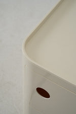 Flow Plus Bedside Table - White