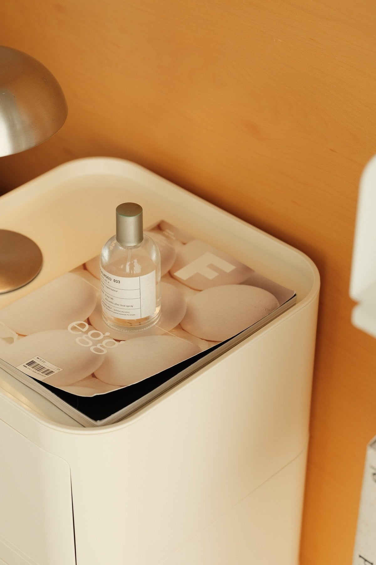 Flow Plus Bedside Table - White