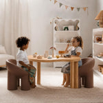 Milan Kids Armchair - Burgundy