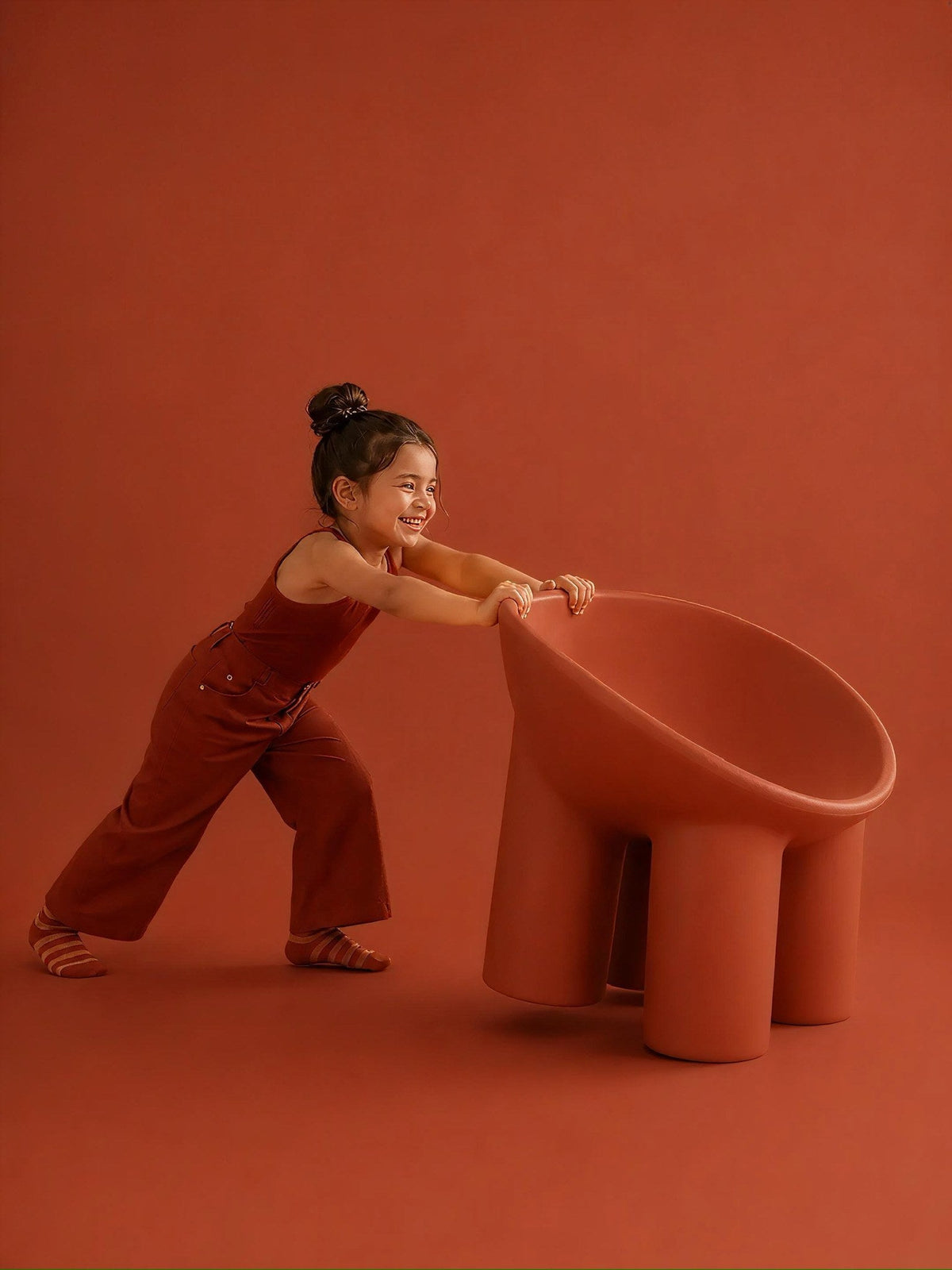 Milan Kids Armchair - Red