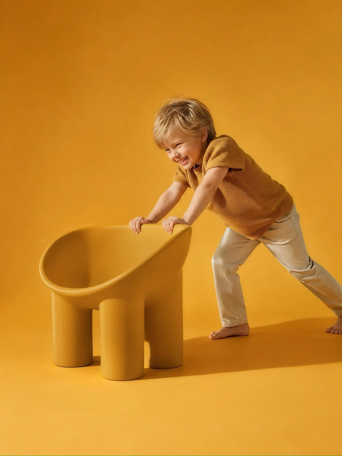 Milan Kids Armchair - Yellow