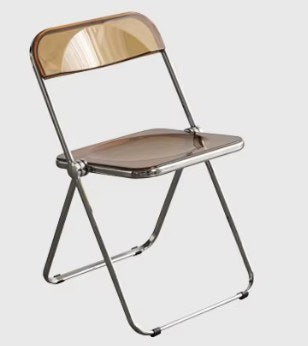 Venice Folding Chair - Trans Amber