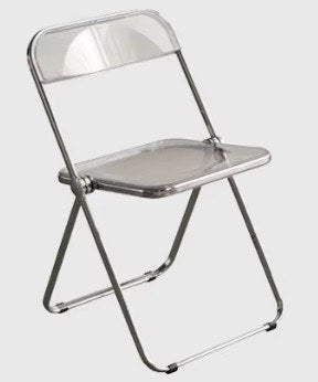 Venice Folding Chair - Transparent